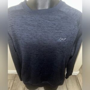 Men’s pre own as is Greg Norman collection L Large size blue crewneck
